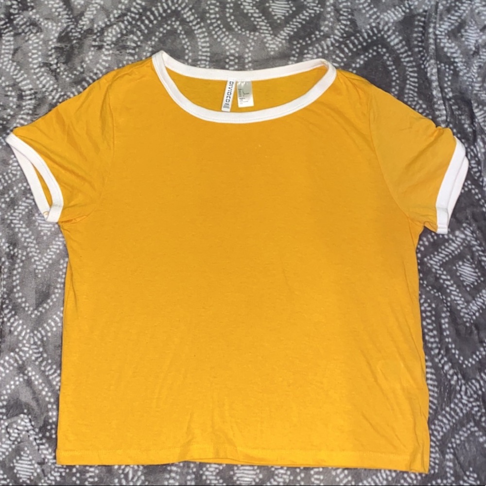 Yellow H&M shirt